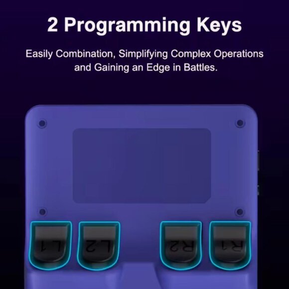 NEW-2025 Retro Handheld Game Console, 30+ Emulator 20,000 + VIDEO GAMES -PURPLE - Picture 6 of 8